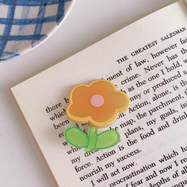 Cute Cartoon Acrylic Flower Hair Clips