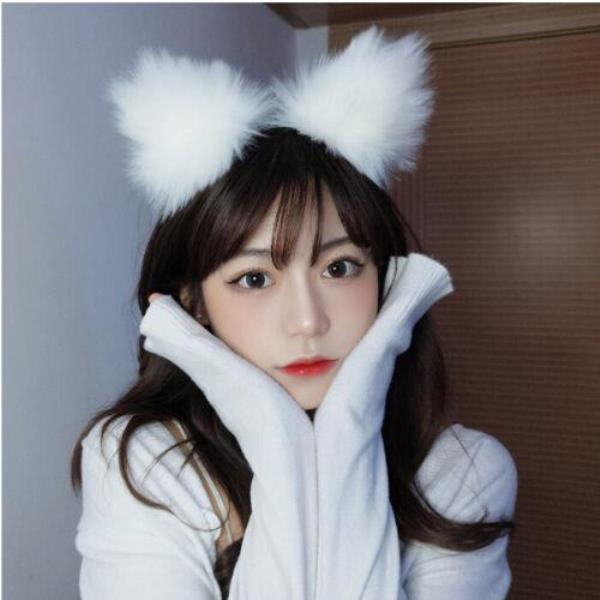 Cute Fluffy Cat Kitty Ear Headband