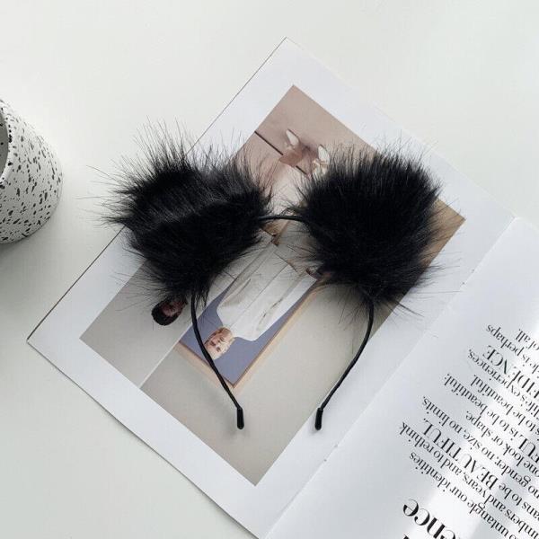 Cute Fluffy Cat Kitty Ear Headband