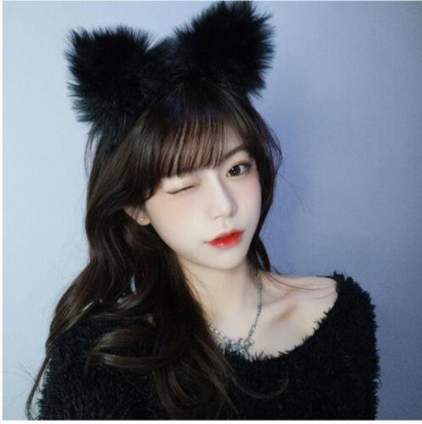 Cute Fluffy Cat Kitty Ear Headband