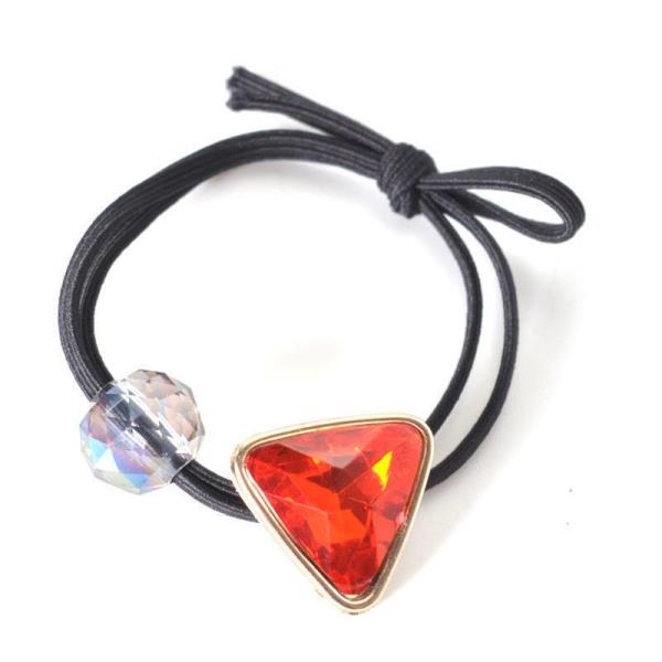 Crystal Triangle Elastic String Hair Tie