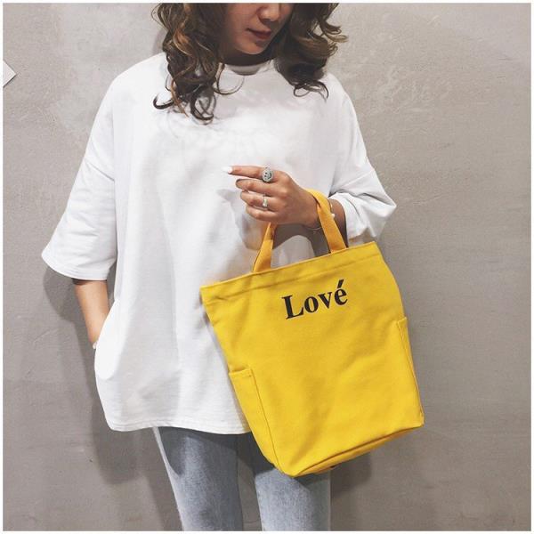 Love Canvas Large Crossbody Bag