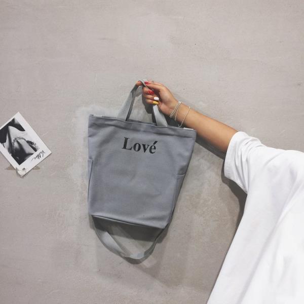 Love Canvas Large Crossbody Bag