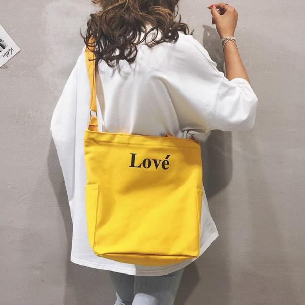 Love Canvas Large Crossbody Bag