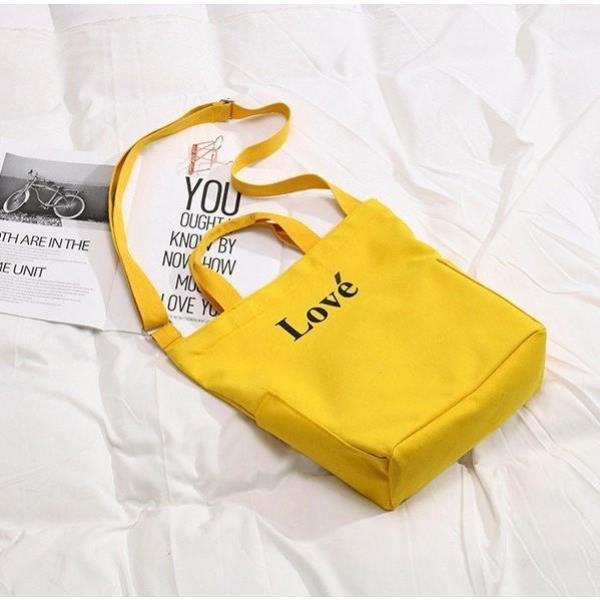 Love Canvas Large Crossbody Bag