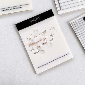 Transparent Waterproof Memo Sticky Notes