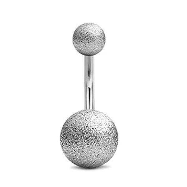 Stainless Steel Opal Belly Button Ring