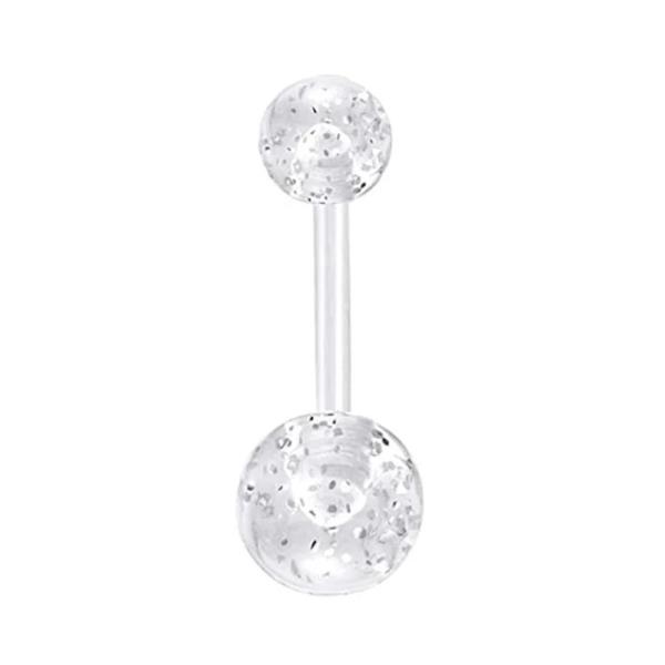 Stainless Steel Opal Belly Button Ring