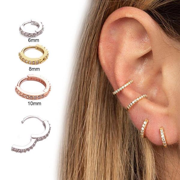 Crystal Loop Helix Cartilage Tragus Septum Stud