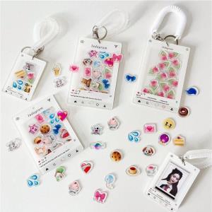 Big Transparent Emoji Card Holder Decorations