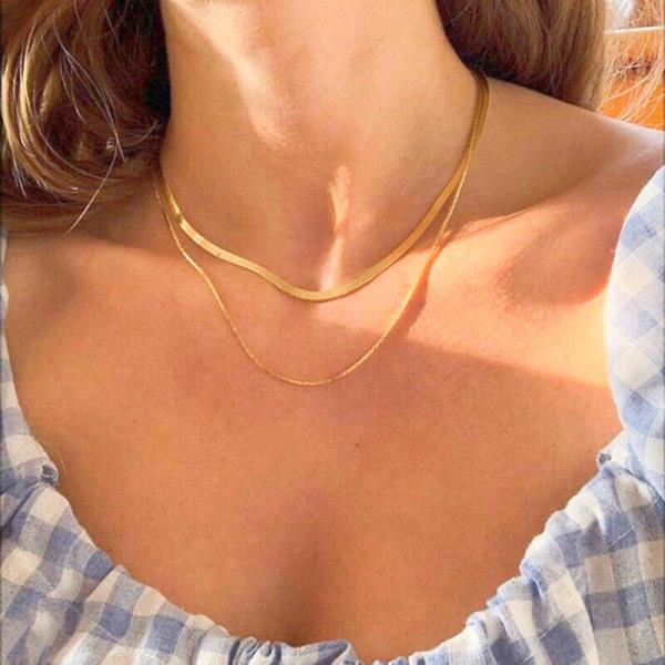 Chic Snake Multi Layer Clavicle Necklace