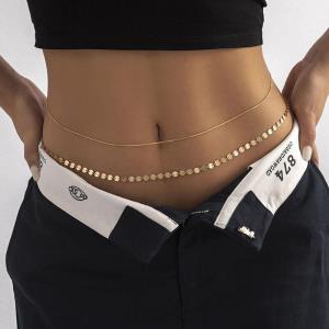 Bikini White Shell Waist Belly Chain