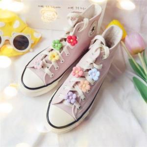 12 Pcs Lolli Kid Cartoon Ceramic Shoe Charms