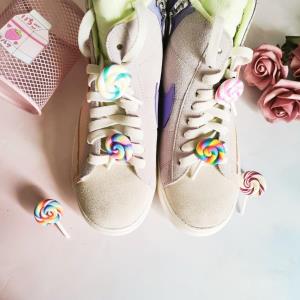 12 Pcs Lolli Kid Cartoon Ceramic Shoe Charms