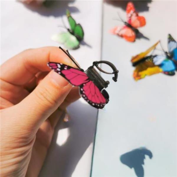 5 Pcs Butterfly PVC Shoe Charms