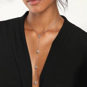 Metal Belt Buckle Clavicle Necklace