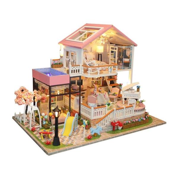 Sweet Words DIY Wooden Handmade Music Miniature Dollhouse