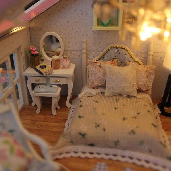 Sweet Words DIY Wooden Handmade Music Miniature Dollhouse