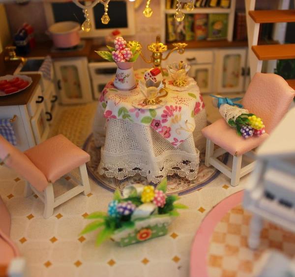 Sweet Words DIY Wooden Handmade Music Miniature Dollhouse