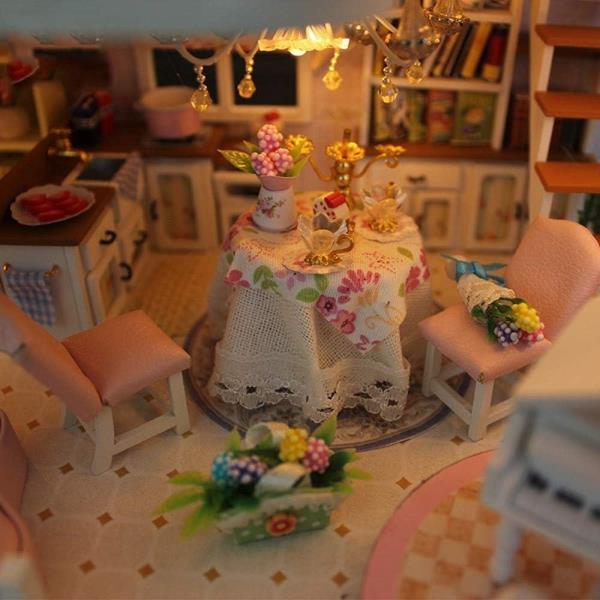 Sweet Words DIY Wooden Handmade Music Miniature Dollhouse