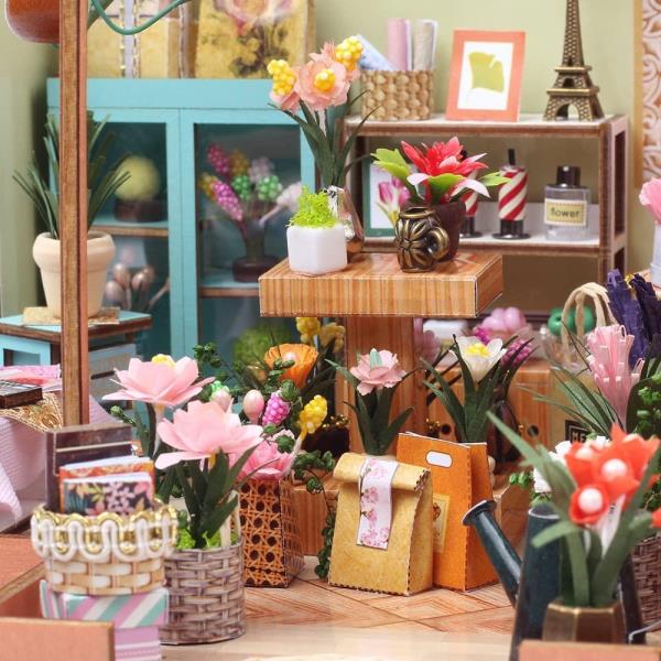 Jenny Greenhouse DIY Wooden Handmade Miniature Dollhouse