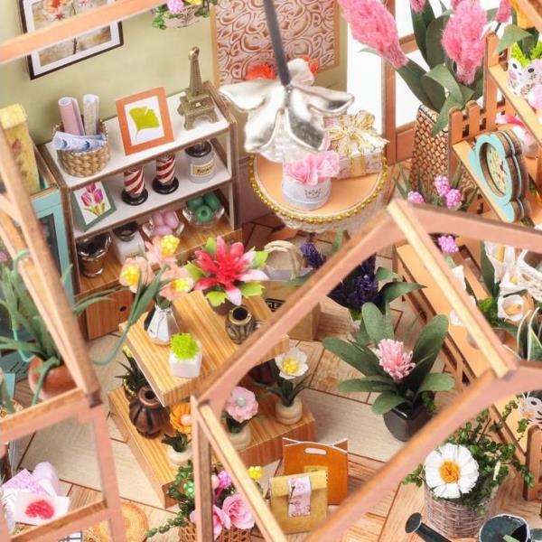 Jenny Greenhouse DIY Wooden Handmade Miniature Dollhouse