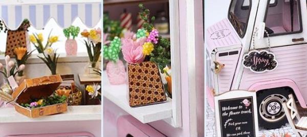 Sunshine Float DIY Wooden Handmade Miniature Dollhouse