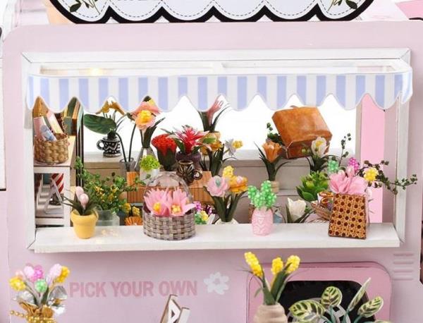 Sunshine Float DIY Wooden Handmade Miniature Dollhouse