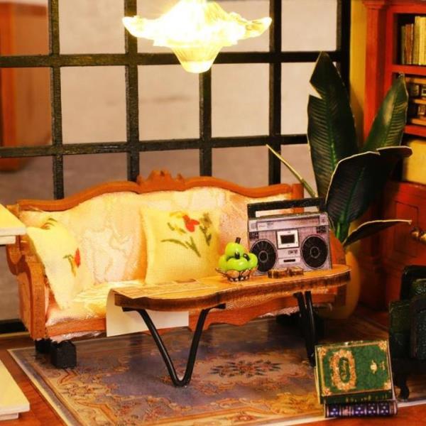 Cherish Time DIY Wooden Handmade Music Miniature Dollhouse