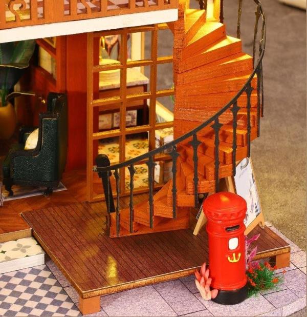 Cherish Time DIY Wooden Handmade Music Miniature Dollhouse