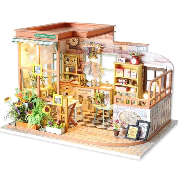 Cottage Garden DIY Wooden Handmade Miniature Dollhouse