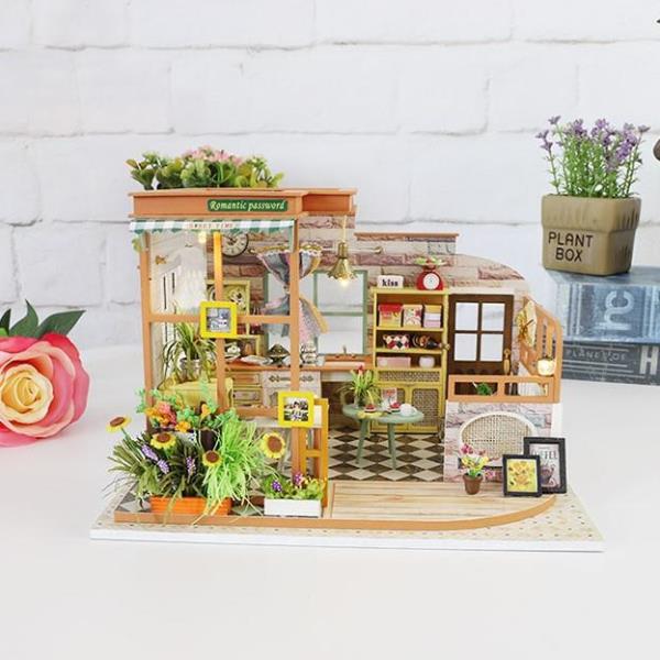 Cottage Garden DIY Wooden Handmade Miniature Dollhouse