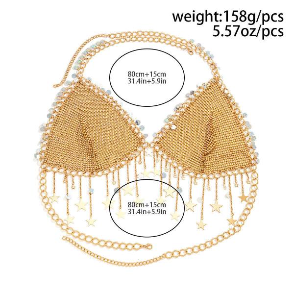 Star Tassel Bra Body Chain