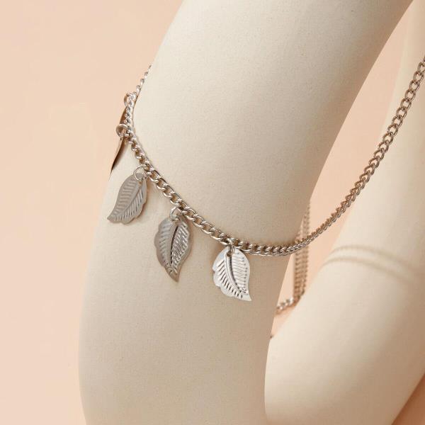 Punk Leaf Beach Arm Cuff Band Armlet Body Chain