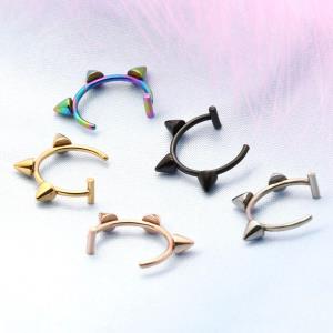 Stainless Steel Rainbow Barbell Bar Tongue Lip Piercing Jewellery