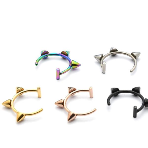 Chic Stainless Steel Spine Hoop Nose Ring