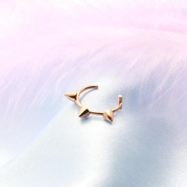 Chic Stainless Steel Spine Hoop Nose Ring