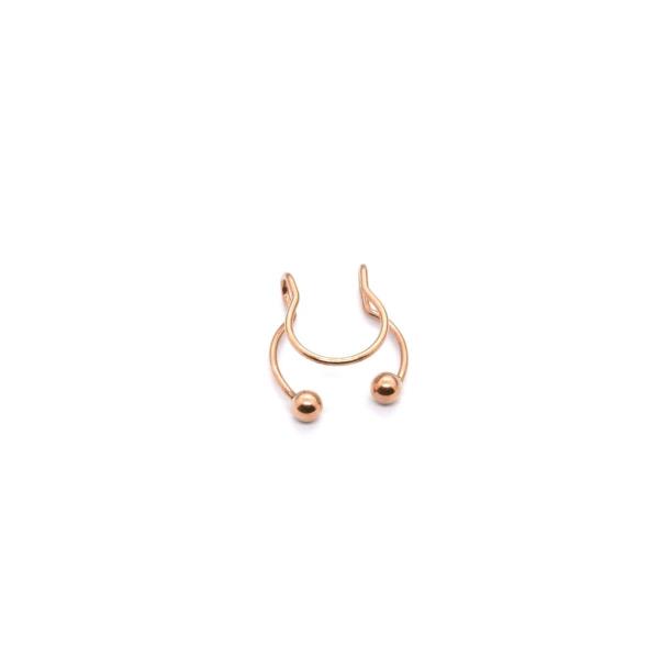 Stainless Steel U Thin Septum Fake Nose Clip