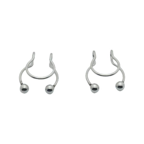 Stainless Steel U Thin Septum Fake Nose Clip