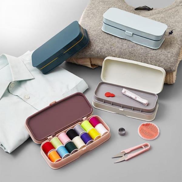 Portable Double Layer Sewing Box