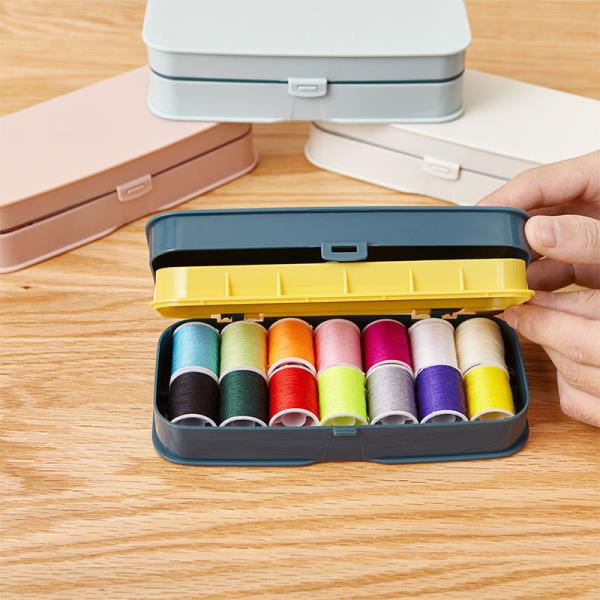 Portable Double Layer Sewing Box