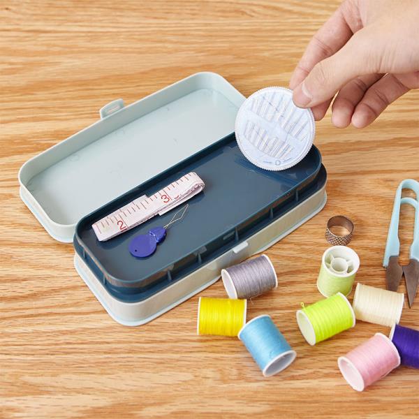 Portable Double Layer Sewing Box