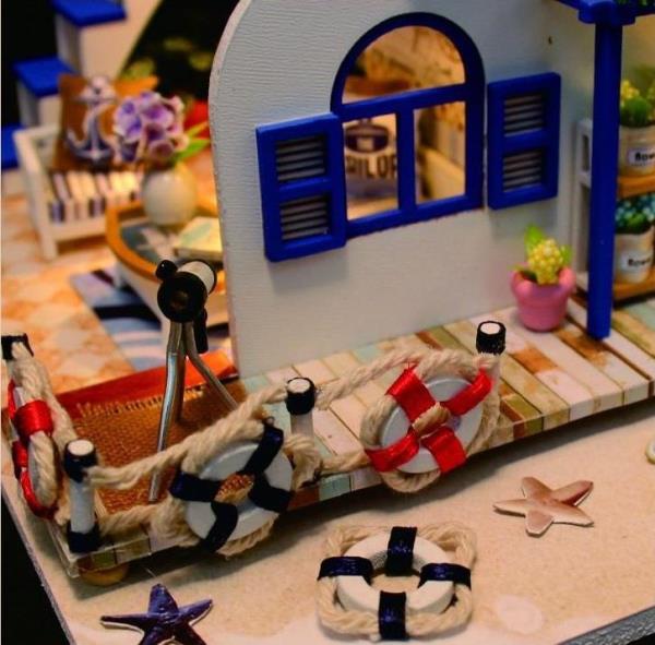 Blue Coast DIY Creative Handmade Music Miniature Dollhouse