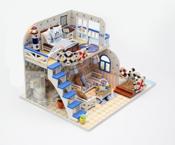 Blue Coast DIY Creative Handmade Music Miniature Dollhouse