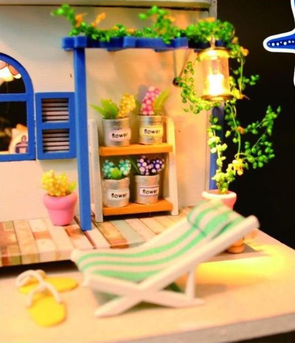 Blue Coast DIY Creative Handmade Music Miniature Dollhouse