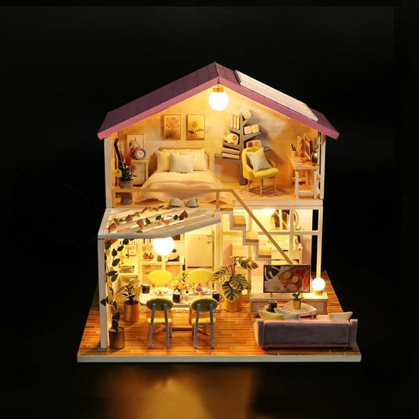 Sweet Time DIY Creative Handmade Music Miniature Dollhouse