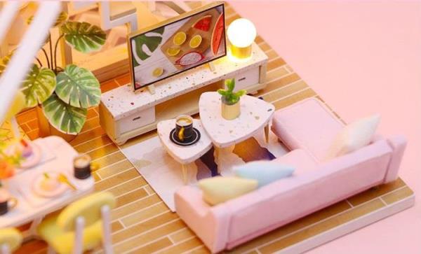 Sweet Time DIY Creative Handmade Music Miniature Dollhouse