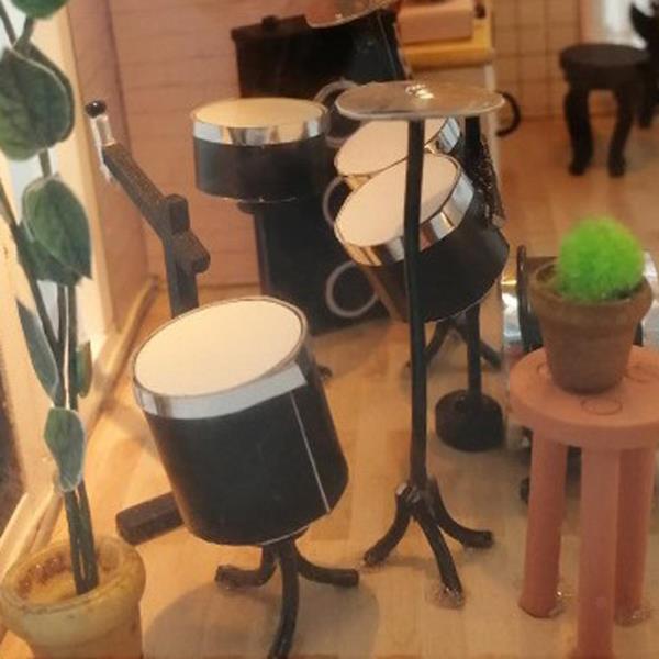 Houguang Studio DIY Creative Handmade Music Miniature Dollhouse