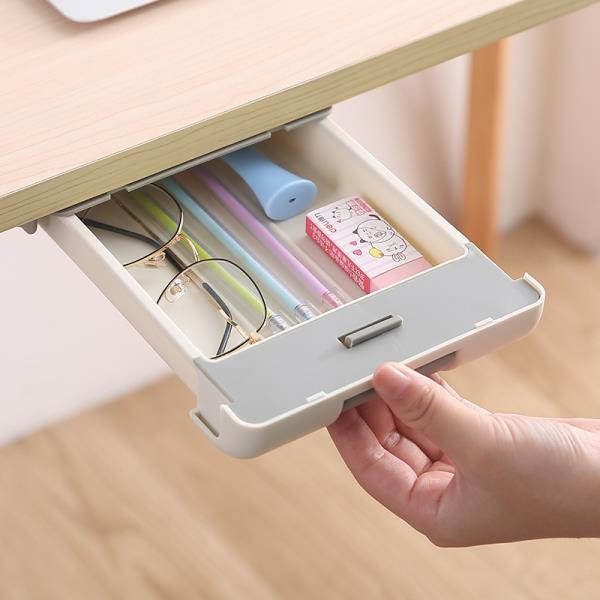 Under Table Hidden Desk Drawer