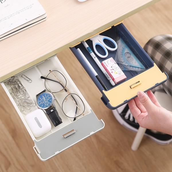 Under Table Hidden Desk Drawer